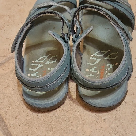 Merrell Women's Terran Cross 2 Strappy Sandals in Blue Smoke Size 11 - Picture 4 of 8